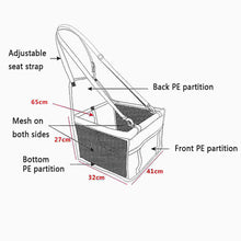 Load image into Gallery viewer, Portable Dog Car Seat Belt Booster Travel Carrier