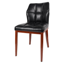 Load image into Gallery viewer, Stitched Faux Leather Upholstered Dining Side Chair (Set of 2)