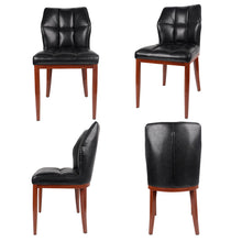 Load image into Gallery viewer, Stitched Faux Leather Upholstered Dining Side Chair (Set of 2)