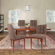 Load image into Gallery viewer, Stitched Faux Leather Upholstered Dining Side Chair (Set of 2)