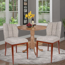 Load image into Gallery viewer, Stitched Faux Leather Upholstered Dining Side Chair (Set of 2)