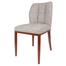 Load image into Gallery viewer, Stitched Faux Leather Upholstered Dining Side Chair (Set of 2)