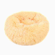 Load image into Gallery viewer, Round Plush Pet Bed for Dogs & Cats