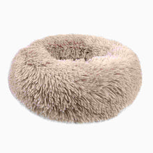 Load image into Gallery viewer, Round Plush Pet Bed for Dogs & Cats