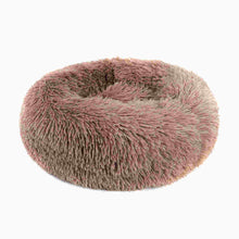 Load image into Gallery viewer, Round Plush Pet Bed for Dogs & Cats