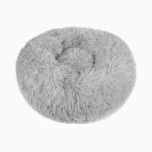 Load image into Gallery viewer, Round Plush Pet Bed for Dogs & Cats