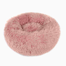 Load image into Gallery viewer, Round Plush Pet Bed for Dogs & Cats