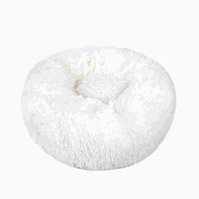 Load image into Gallery viewer, Round Plush Pet Bed for Dogs & Cats