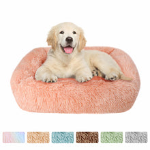 Load image into Gallery viewer, Rectangle Plush Pet Bed Dog Cat Puppy Crate Cushion Mat