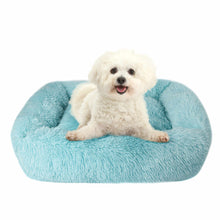 Load image into Gallery viewer, Rectangle Plush Pet Bed Dog Cat Puppy Crate Cushion Mat