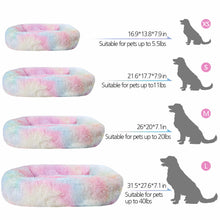 Load image into Gallery viewer, Rectangle Plush Pet Bed Dog Cat Puppy Crate Cushion Mat