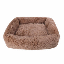 Load image into Gallery viewer, Rectangle Plush Pet Bed Dog Cat Puppy Crate Cushion Mat