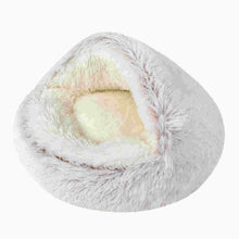 Load image into Gallery viewer, Plush Pet Cat Cave Bed Puppy Sleeping Kennel Nest