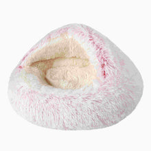 Load image into Gallery viewer, Plush Pet Cat Cave Bed Puppy Sleeping Kennel Nest