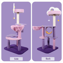 Load image into Gallery viewer, 50" Cat Tree Climbing Tower Kitty Play Condo