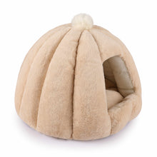 Load image into Gallery viewer, Cat Cave Bed Pet Enclosed House with Removable Cushion