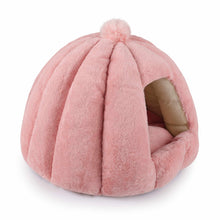 Load image into Gallery viewer, Cat Cave Bed Pet Enclosed House with Removable Cushion