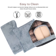 Load image into Gallery viewer, Pet Bed Cat Cave Cat Hut House Soft Washable Cushion