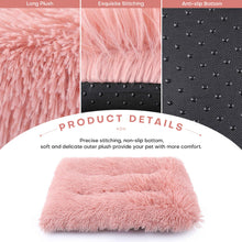 Load image into Gallery viewer, Plush Calming Pet Bed Crate Mat Pad for Dogs Cats