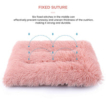 Load image into Gallery viewer, Plush Calming Pet Bed Crate Mat Pad for Dogs Cats