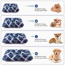 Load image into Gallery viewer, Plush Dog Cat Bed Pet Crate Mat