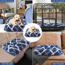 Load image into Gallery viewer, Plush Dog Cat Bed Pet Crate Mat