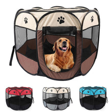 Load image into Gallery viewer, Portable Foldable Pet Playpen Dog Exercise Crate Kennel