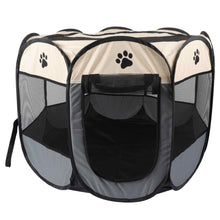 Load image into Gallery viewer, Portable Foldable Pet Playpen Dog Exercise Crate Kennel