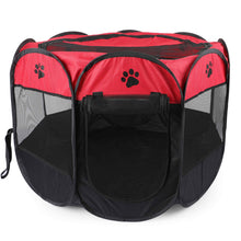 Load image into Gallery viewer, Portable Foldable Pet Playpen Dog Exercise Crate Kennel