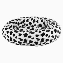 Load image into Gallery viewer, Round Dog Cat Pet Bed Crate Nest Milk Cow Print