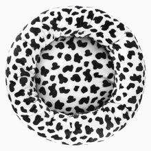 Load image into Gallery viewer, Round Dog Cat Pet Bed Crate Nest Milk Cow Print