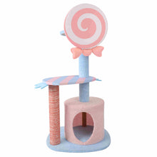Load image into Gallery viewer, 38.6" Cat Tree Tower Kitten Furniture Condo Post Pink