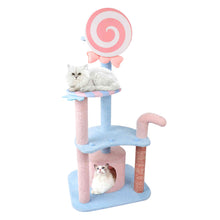 Load image into Gallery viewer, Cat Tree Tower Condo with Scratching Post Pink