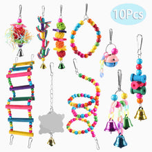 Load image into Gallery viewer, 10Pcs Bird Parrot Toy Bird Cage Hanging Toys