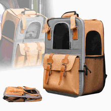 Load image into Gallery viewer, Pet Travel Carrier Backpack Cat Dog Foldable Back Bag