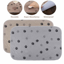 Load image into Gallery viewer, 2 Pack Washable Dog Pee Pads Puppy Training Mat
