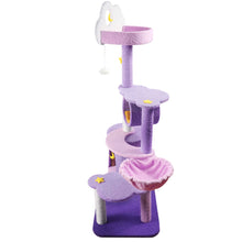 Load image into Gallery viewer, 59" Cat Tree & Condo Scratching Post Tower