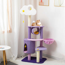 Load image into Gallery viewer, 59" Cat Tree & Condo Scratching Post Tower