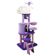 Load image into Gallery viewer, 65" Large Cat Tree Scratching Condo Tower Furniture