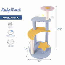 Load image into Gallery viewer, 32" Multi-Level Cat Tree Climbing Tower