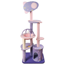 Load image into Gallery viewer, 58" Cat Tree Condo Tower Kitty Large Activity Center