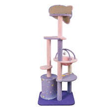 Load image into Gallery viewer, 58" Cat Tree Condo Tower Kitty Large Activity Center