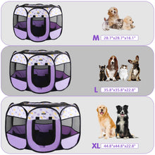 Load image into Gallery viewer, Portable Pet Playpen Exercise Pen Folding Crate