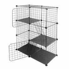 Load image into Gallery viewer, DIY Cat Cage Metal Wire Cat Kennel Playpen