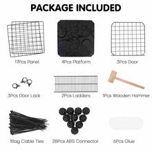 Load image into Gallery viewer, DIY Cat Cage Metal Wire Cat Kennel Playpen