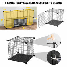 Load image into Gallery viewer, DIY Cat Cage Metal Wire Cat Kennel Playpen