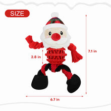Load image into Gallery viewer, Xmas Squeaky Dog Chew Toys for Small Medium Dogs