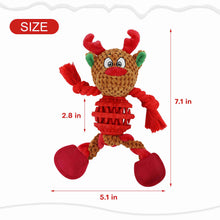 Load image into Gallery viewer, Xmas Squeaky Dog Chew Toys for Small Medium Dogs