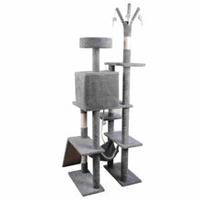 Load image into Gallery viewer, 70.9 inch Multi-Level Cat Tree Condo Climbing Tower