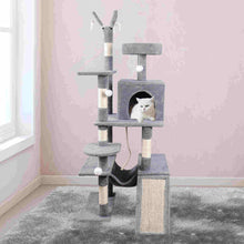 Load image into Gallery viewer, 70.9 inch Multi-Level Cat Tree Condo Climbing Tower